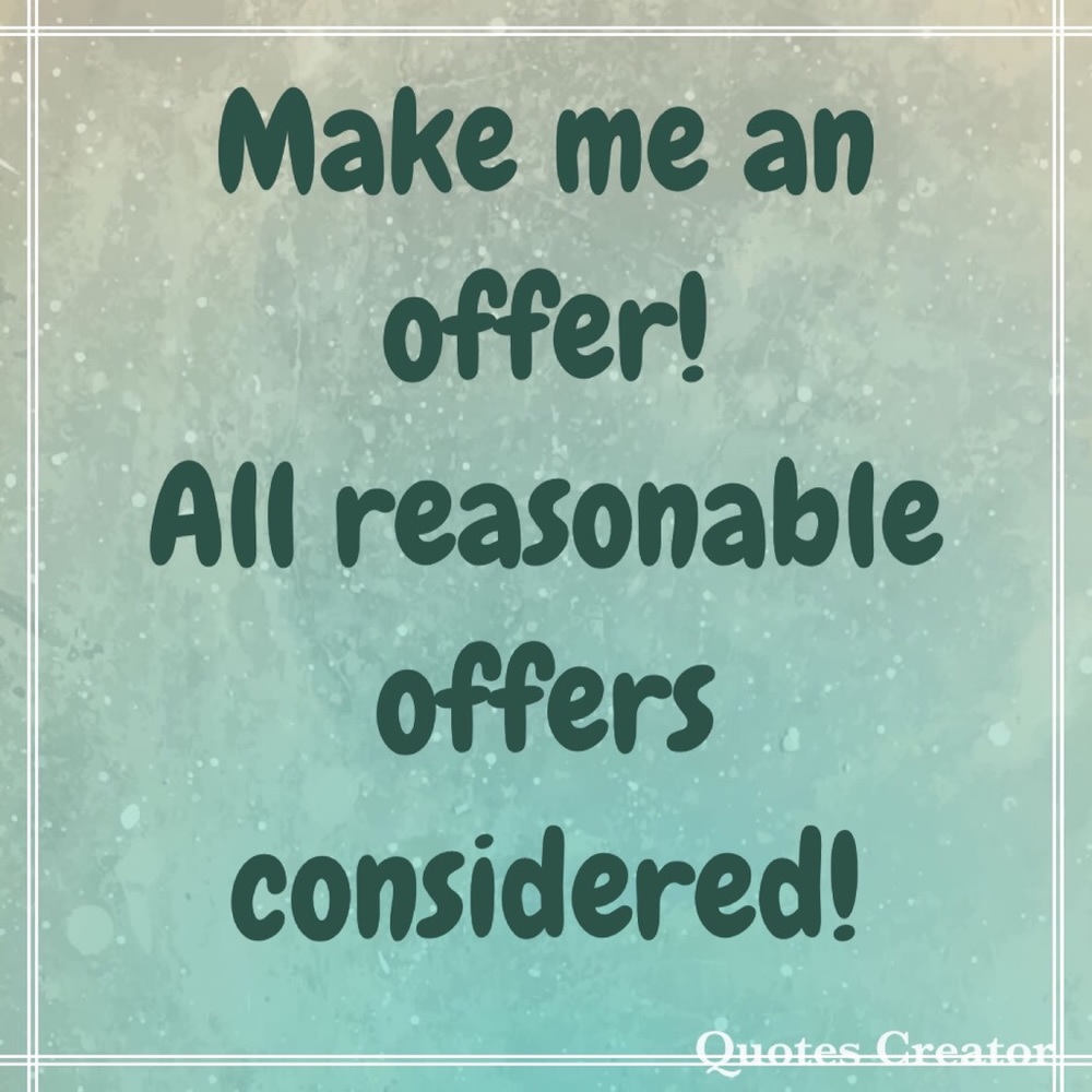 Make me an offer!